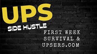 UPS Package Handler  First week survival amp UPSERSCOM you need to do this [upl. by Navak]