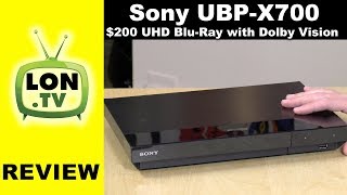 Sony UBPX700 Review  4K Ultra HD Bluray Player with Dolby Vision  Home Theater Series Continues [upl. by Berg]