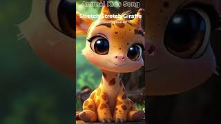 Tiny Tune Stretch Stretch Giraffe nurseryrhymeskidssongs kidsentertainment childrensongs [upl. by Engen]