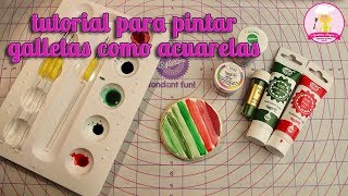 COMO PINTAR GALLETAS 👩‍🎨  ROYAL ICING  GALLETAS ALEGRA [upl. by Miarhpe]