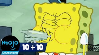 Top 10 Witze in SpongeBob Schwammkopf die nur Erwachsene verstehen [upl. by Elagibba528]