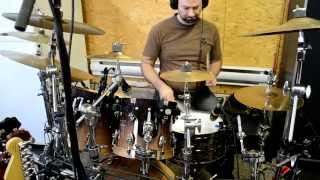 Ayotte Custom drums recording thru sonar and videopad [upl. by Nanahs460]