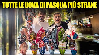 PROVIAMO LE UOVA DI PASQUA PIÙ STRANE DEL SUPERMERCATO  NON CI CREDO ABBIAMO L’UOVO DI MARE FUORI [upl. by Killam]