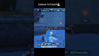 BGMI Intense 1v7Clutch bgmi gaming shorts viralshorts short bgmiindia clutch trendingshorts [upl. by Fernald]