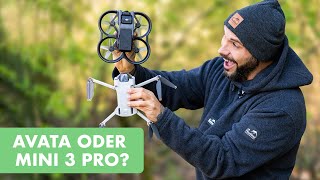 DJI MINI 3 PRO oder AVATA 📷 Welche Drohne für Foto amp Video  Jaworskyj [upl. by Maddy]