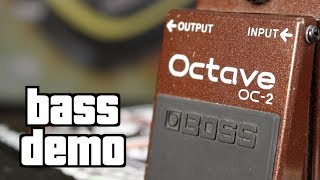 Boss OC2 Octave Bass Demo [upl. by Crosley272]