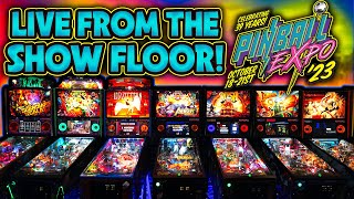 Pinball Expo 2023  Live Show Floor Tour [upl. by Eerej]