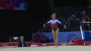 Amy Tinkler  GOLD  Floor  2018 British Gymnastics Championship  WAG Senior Apparatus Final [upl. by Briant240]