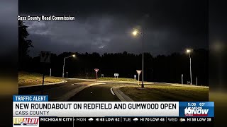 Roundabout at Redfield Street and Gumwood Road reopens [upl. by Aicnilav]