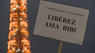 Paris mobilisation pour gracier la Pakistanaise Asia Bibi [upl. by Ardnaek409]