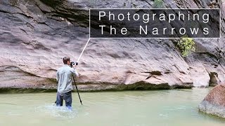 Landscape Photography  The Narrows Zion National Park When to use a Polarizer Filter [upl. by Etty795]