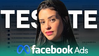 Como TESTAR CRIATIVOS no Facebook Ads ATUALIZADO [upl. by Kabab]