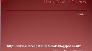 Linux Device Drivers Part 1 Role of Linux Device Driver [upl. by Nil602]