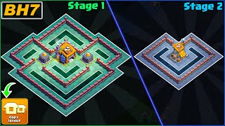 NEW BEST BH7 Base 2 Stage 2023 COPY Link  Builder Hall 7 Base  Clash of Clans [upl. by Bertrando]