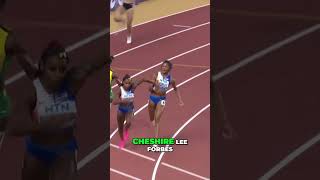 USA vs Jamaica Amazing Finish in Womens 4x100m Relay Gold for TeamUSA top topplays olympics2024 [upl. by Raynor916]