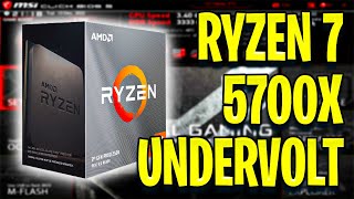 How to Undervolt Ryzen 7 5700X with PBO Curve Optimizer All Core [upl. by Carilla604]