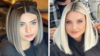 Amazing Bob Haircut For Summer  Top Best Hair Color Transformation 2022 [upl. by Obe]