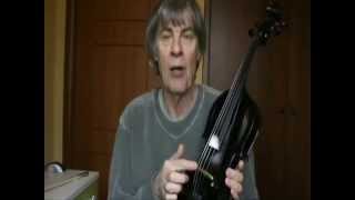 Learn the violin Review of the Harley Benton Electric violin [upl. by Surtemed]