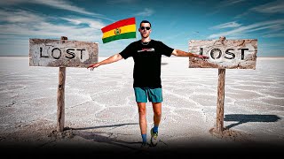 Getting LOST on the Bolivian Salt Flats in Uyuni 🇧🇴 [upl. by Atnuahs]