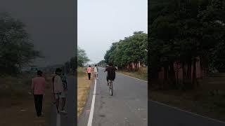 Cycle wheelie reaction shorts video subscribe explore youtube [upl. by Ecirtnahc719]