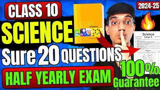 Science Half Yearly KHATAM in 1 Video🔥 Class 10 [upl. by Orpah]