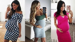 OUTFITS para Mujeres EMBARAZADAS  Moda en Ropa de Embarazo  Tendencias Primavera Verano 2019 [upl. by Sherr831]