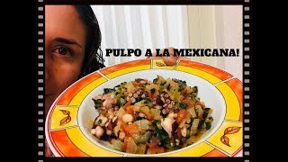 EL MEJOR Pulpo a la Mexicana Muy Fácil y Rico [upl. by Bresee582]