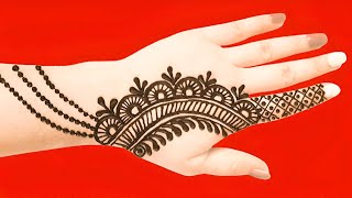 Latest Stylish Backhand Mehndi design Simple Mehandi design Henna Mehndi designsMehandi ka design [upl. by Austine]