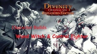 Divinity Original Sin Enhanced Edition  Character Builds Wand Witch and Control Fighter [upl. by Agathe290]