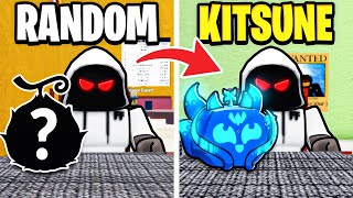 Trading From Random Fruit To Kitsune In One Video [upl. by Ettenotna644]