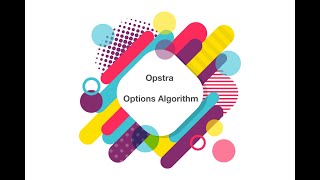 How to use Opstra Options Algorithm  An Option Trade Finding Application [upl. by Civ]