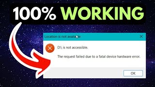 How to Fix The Request Failed Due To A Fatal Device Hardware Error [upl. by Notsnorb]