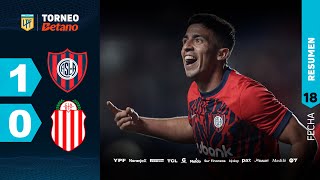 SAN LORENZO 1  0 BARRACAS CENTRAL I Resumen del partido  TorneoBetano 2024 [upl. by Kilgore509]