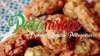 Pataniscas de bacalhau especial receitas portuguesas  Cozinha para 2 ou para 1 com muita fome [upl. by Waldos698]