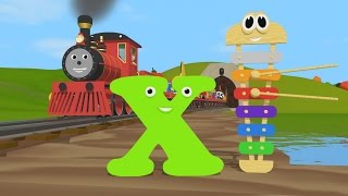 Learn about the Letter X and Colors  The Alphabet Adventure With Alice And Shawn The Train [upl. by Ettenwahs]