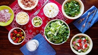 Cobb Salad Bar Healthy Dinner Idea for Picky Eaters [upl. by Ardeahp476]