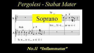 Pergolesi Stabat Mater  11 Inflammatus  Soprano [upl. by Klotz471]