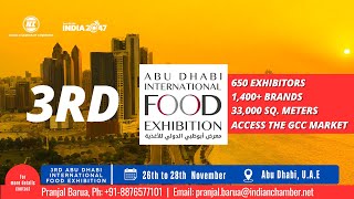 3rd Abu Dhabi International Food Festival  26th to 28th November UAE [upl. by Haldes]