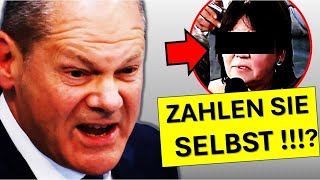 WARUM ZAHLEN SIE NICHT SELBST IN DIE RENTE EIN  BÜRGERIN ENTLARVT SCHOLZ [upl. by Nanaj]