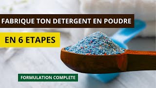 Ne dépensez plus pour le détergent en poudre Voici la formulation complète [upl. by Arral]