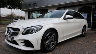 2019 MercedesBenz CClass C300d AMG LINE Estate KK68YZN Walkaround Video [upl. by Ysnat]