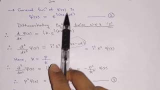 schrodinger time dependent equation hindi [upl. by Derfiniw]