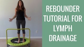 DIY Rebounder Workout Tutorial for Lymphatic Drainage amp Cellulite Reduction  MAX Fluid Weight Loss [upl. by Fevre446]