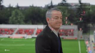 EAFC25  Exeter v Blackburn FA Cup 4th Round  Simulation Career Mode  Full Manual [upl. by Oznofla917]