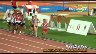 Ines Melchor Medalla de oro 10000m [upl. by Padraic]