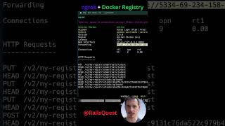 Docker  ngrok  Magic ✨ Registry Setup Hack Rails Shorts webdesign [upl. by Rebmac938]