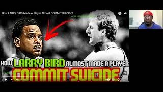 How Larry Bird Almost Makes A Player Commit Sude larrybird reactions nbahighlights [upl. by Kore42]