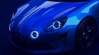 Alpine A110  Unreal Engine 5 Cinematic [upl. by Ahsekel194]