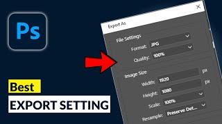 Export High Quality Photos on Photoshop easy Editing for beginners [upl. by Friedly686]