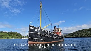 Steamboat Puffer Journey to Jura and Islay on the West Coast of Scotland Part 2 [upl. by Cybill930]